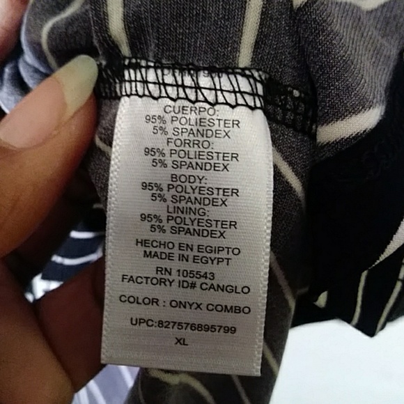 DAISY Fuentes Faux wrap black long sleeve tunic XL - Picture 7 of 8